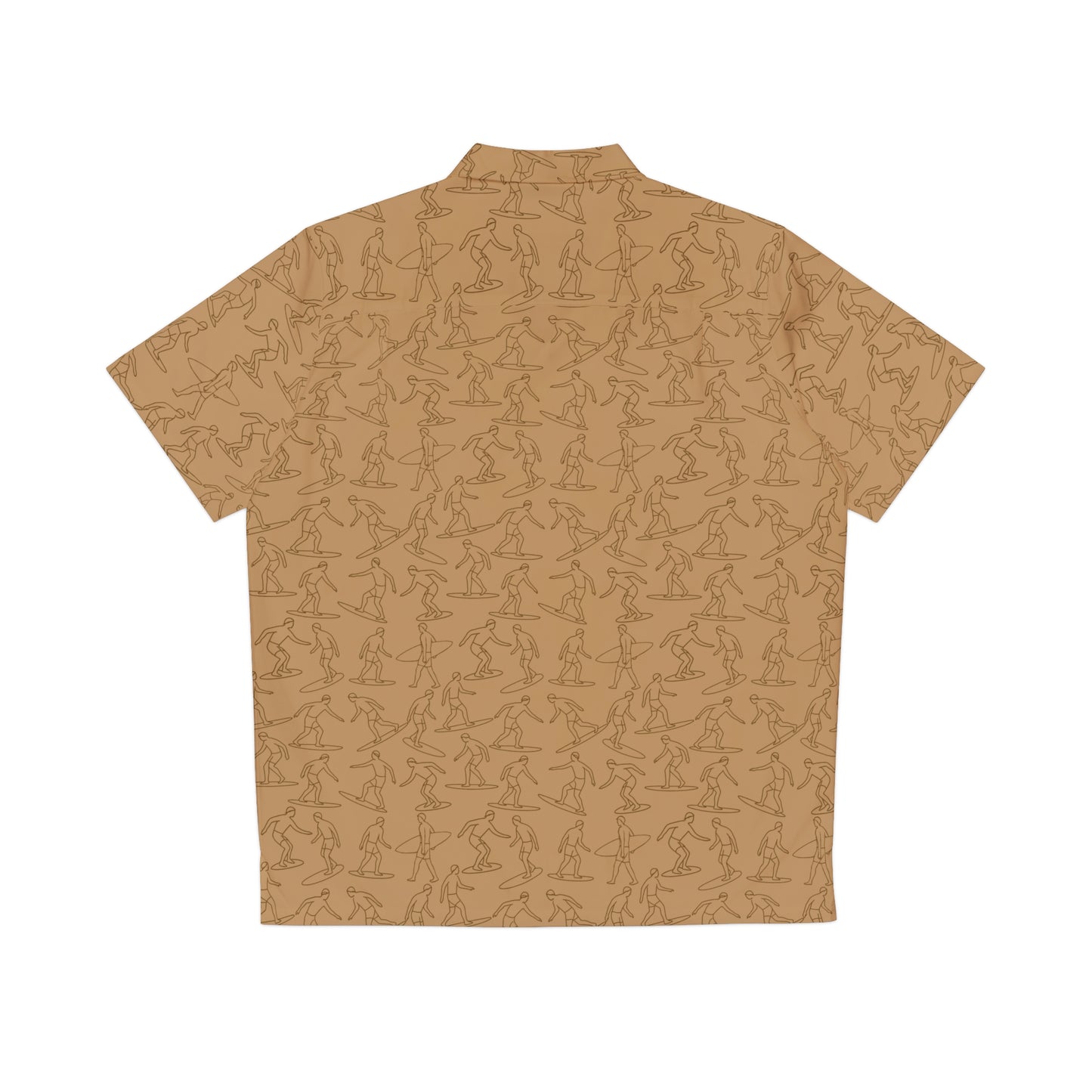 "Surfers" Hawaiian Shirt - Curry
